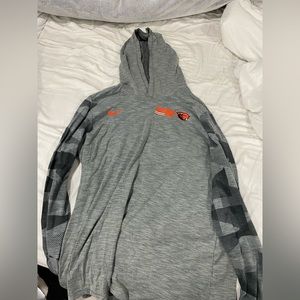 Mens nike long sleeve organ state football shirt